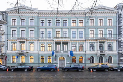 Kultūras ministrijas ēkas Z. A. Meierovica bulvārī 14 fasāde