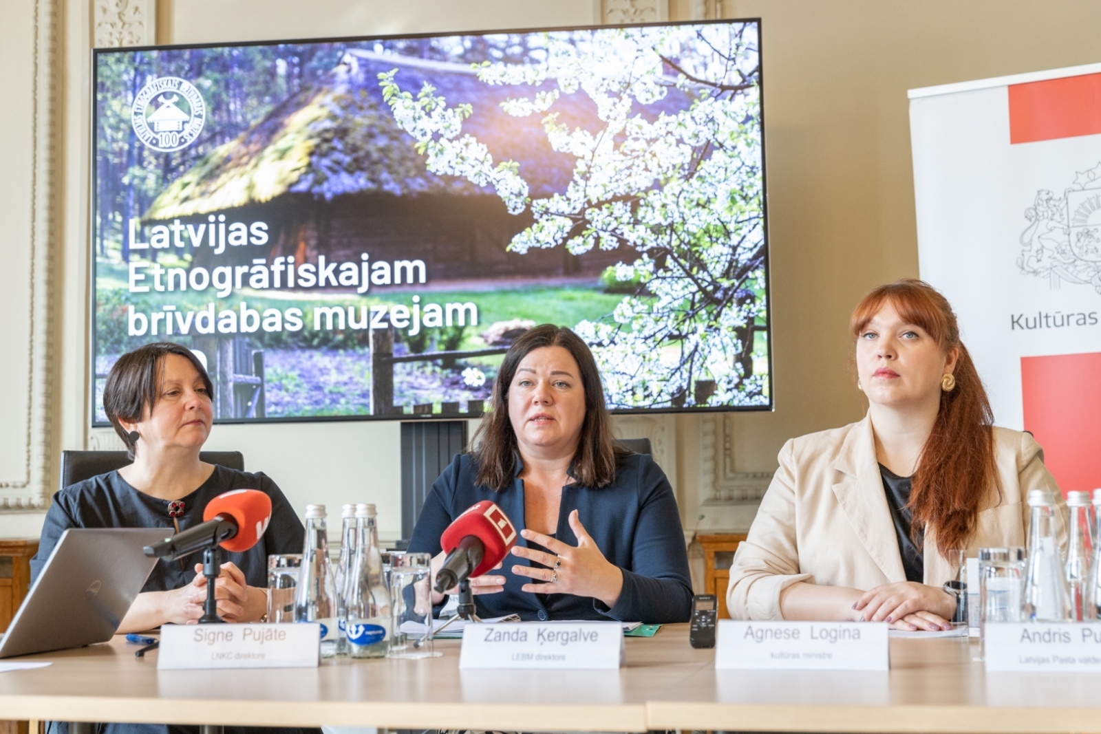 Latvijas Etnogrāfiskā brīvdabas muzeja simtgadei veltīta preses konference