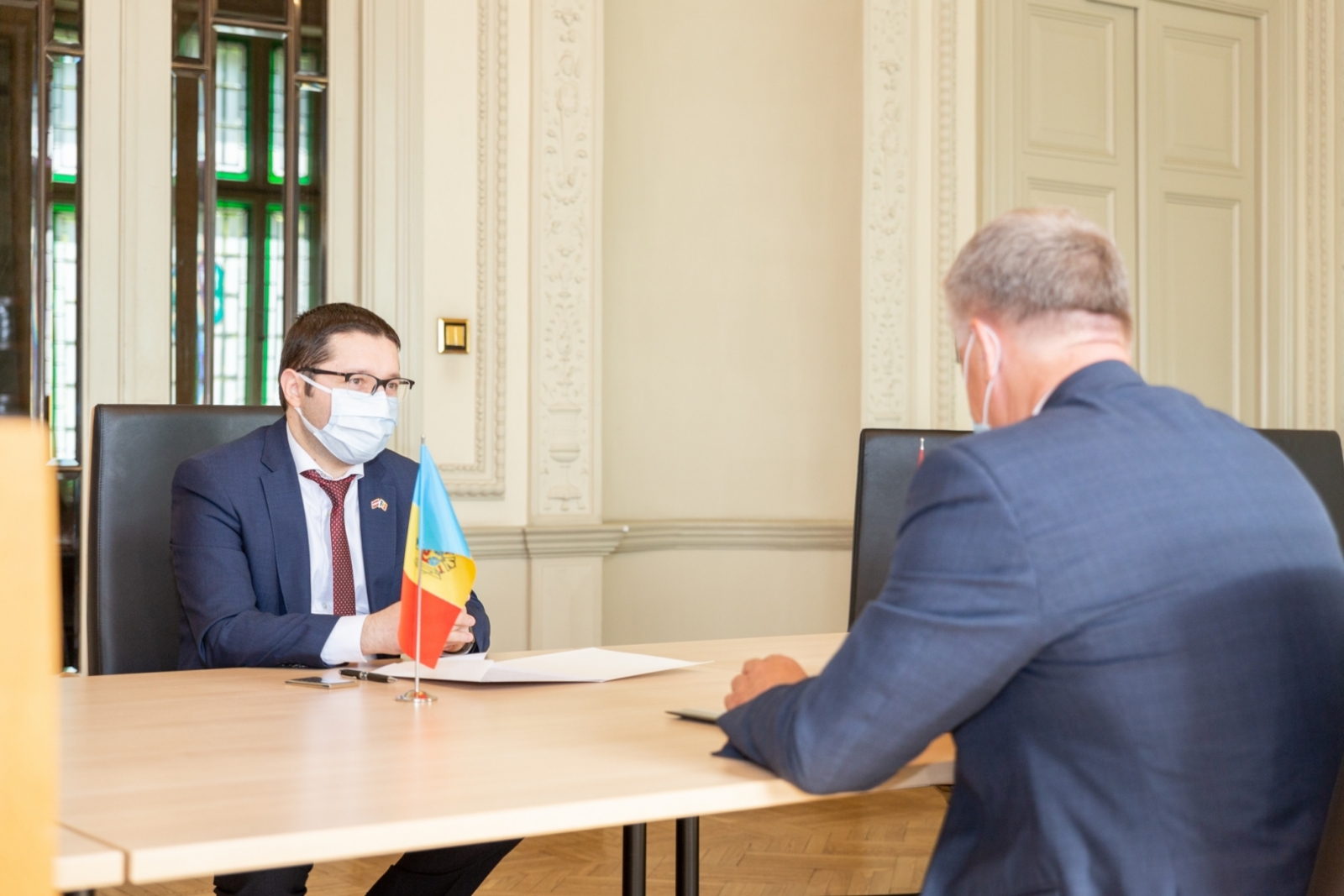 Tikšanās ar Moldovas vēstnieku Andrianu Rošu (Andrian Roşa).