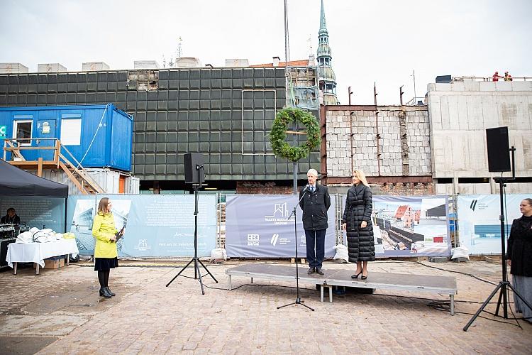 Latvijas Okupācijas muzeja „Nākotnes nama” spāru svētki