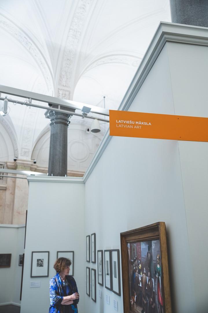 Valsts mākslas muzeja simtgadei veltītās izstādes “Mūsu muzejs” atklāšana