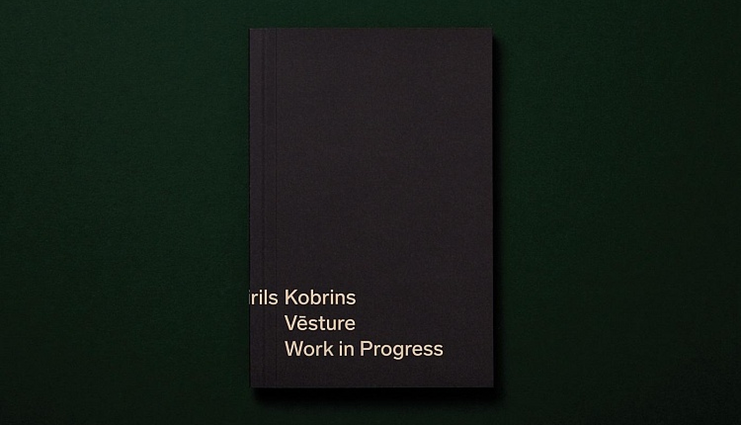„Orbīta” izdevusi Kirila Kobrina grāmatu “Vēsture. Work in Progress”