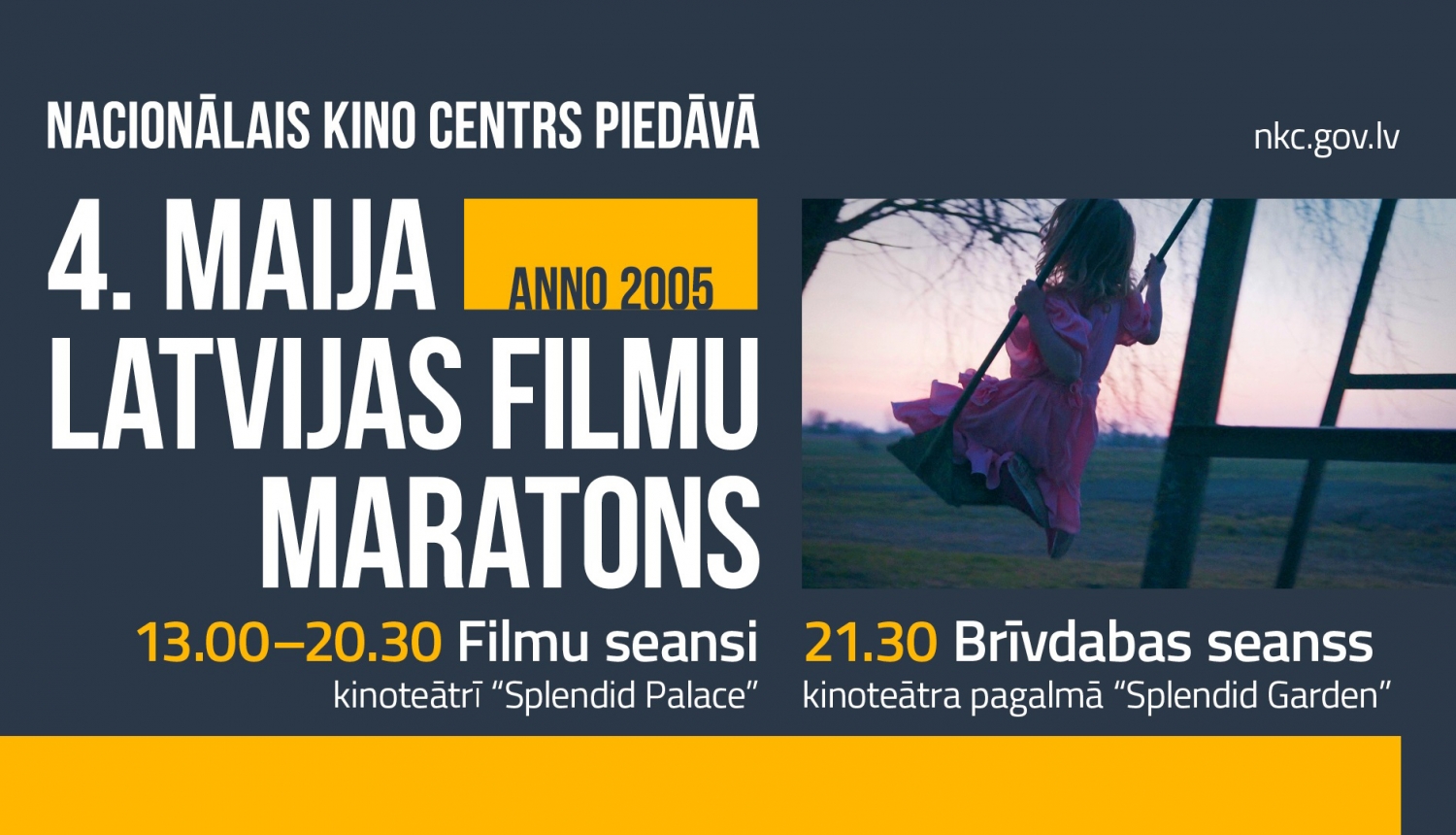4. maija Latvijas filmu maratona vizuālais materiāls