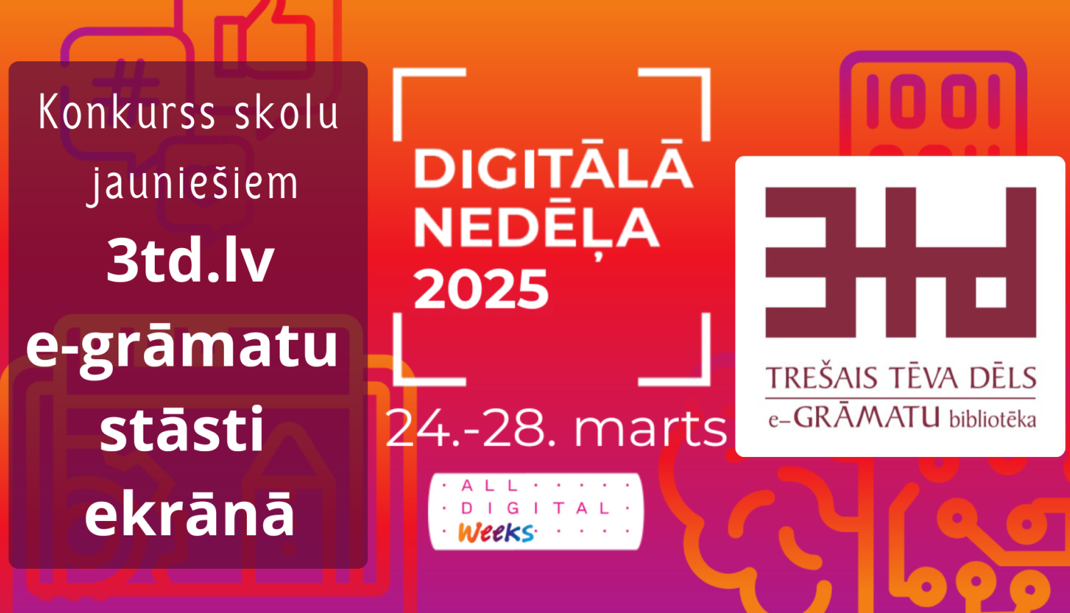 Digitālās nedēļas 2025 norišu vizuālis