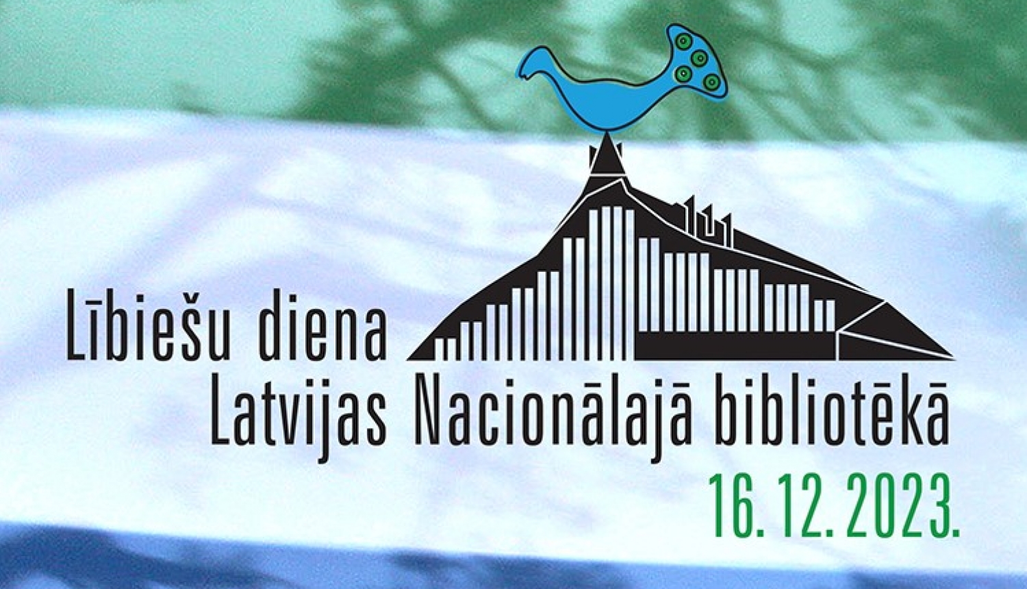 Attēls ar uzrakstu lībiešu diena Latvijas Nacionālajā bibliotēkā