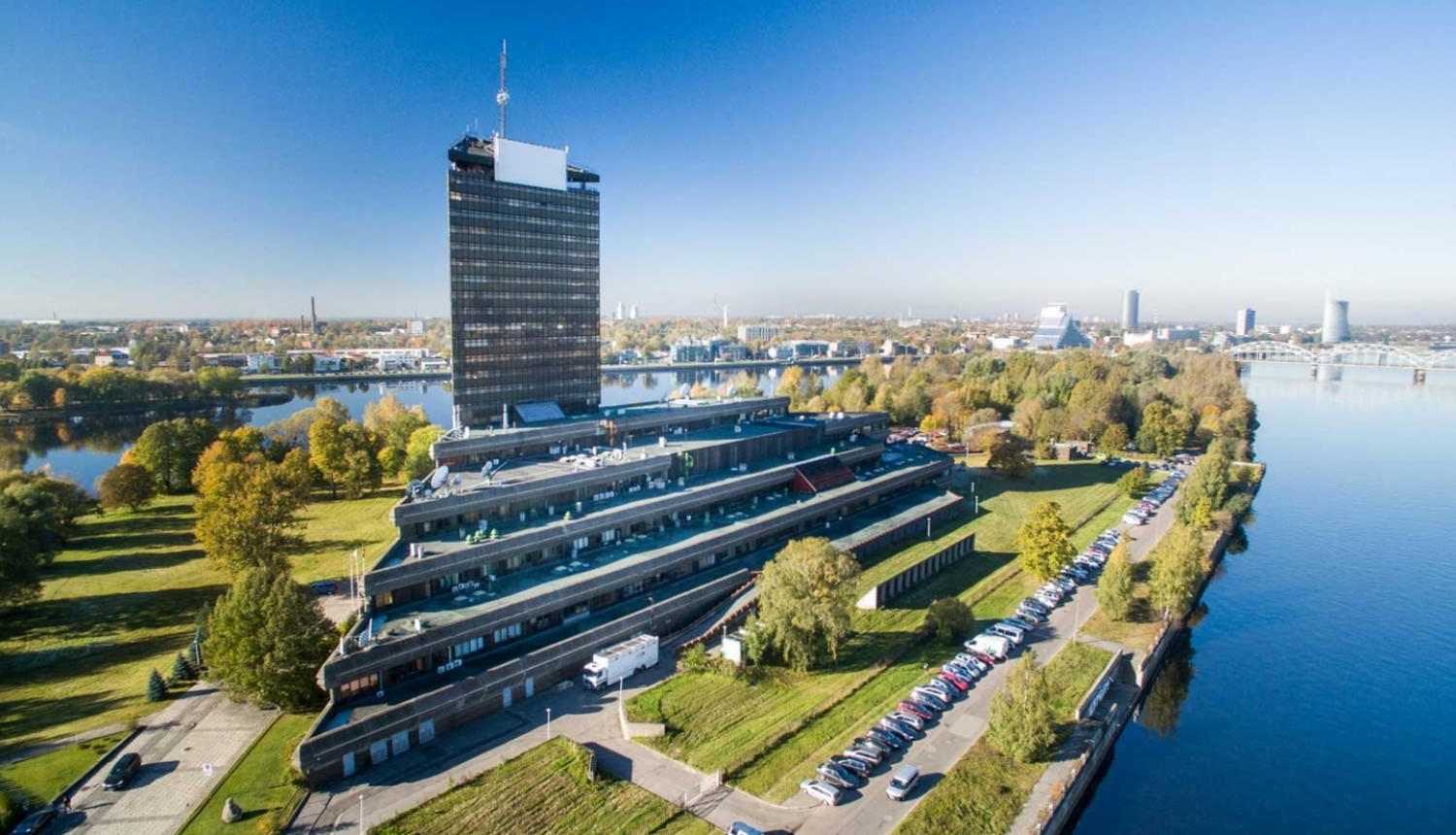 Latvijas Televīzijas ēka. Zaķusala, Foto: Mārcis Gaujenietis, avots: Latvijas Televīzija