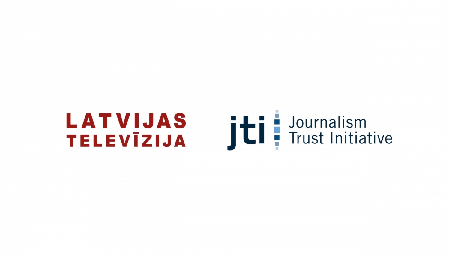 Attēls ar uzrakstu: Latvijas Televīzija JTI