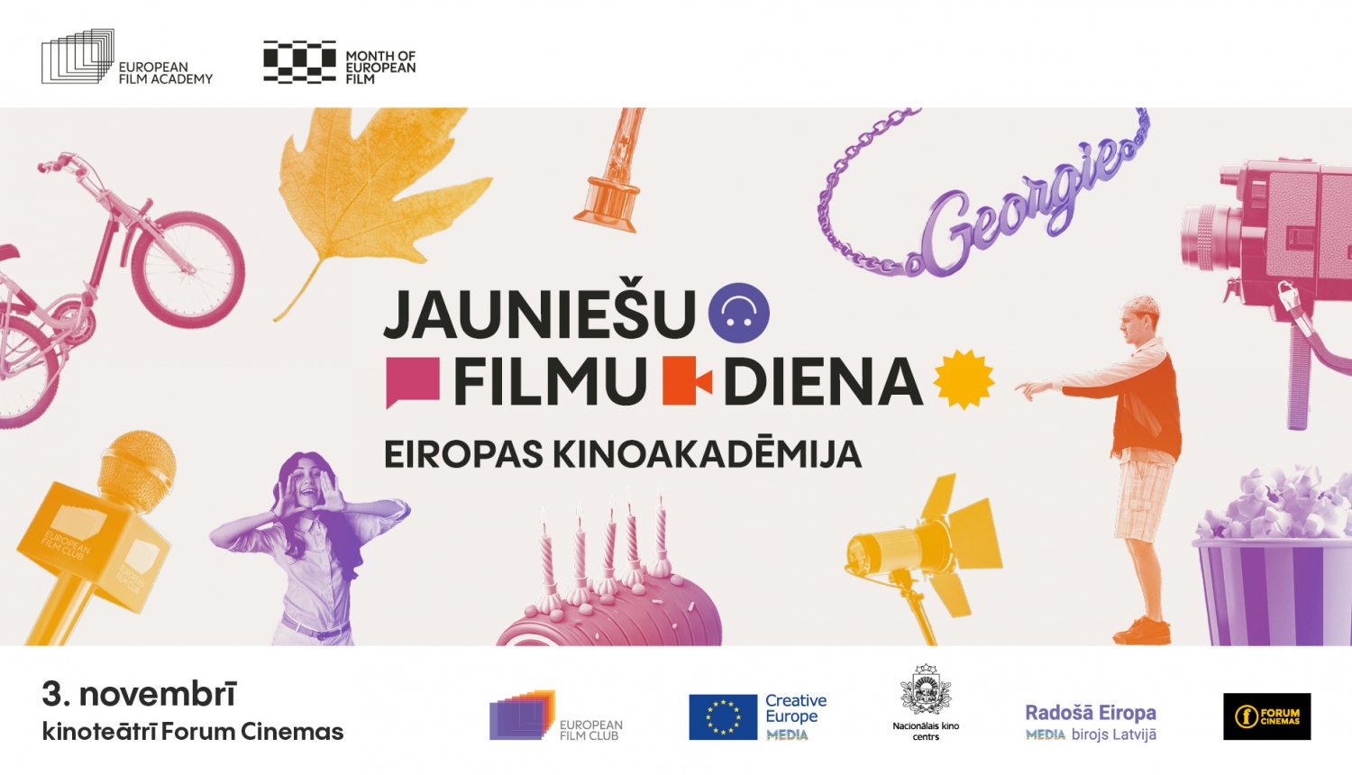 Aicina bērnus un jauniešus uz  Eiropas Kinoakadēmijas Jauniešu filmu dienu