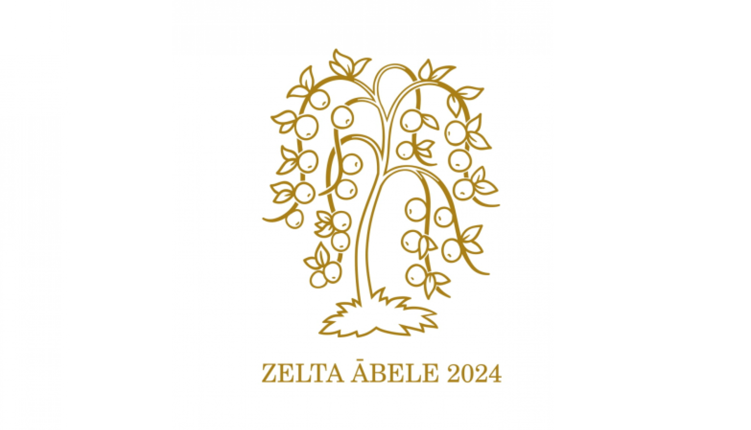 Zelta ābele 2024 logo